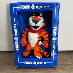 1997 Vintage Tony the Tiger Plush Toy Kelloggs Stuffed Animal W/ Original Box